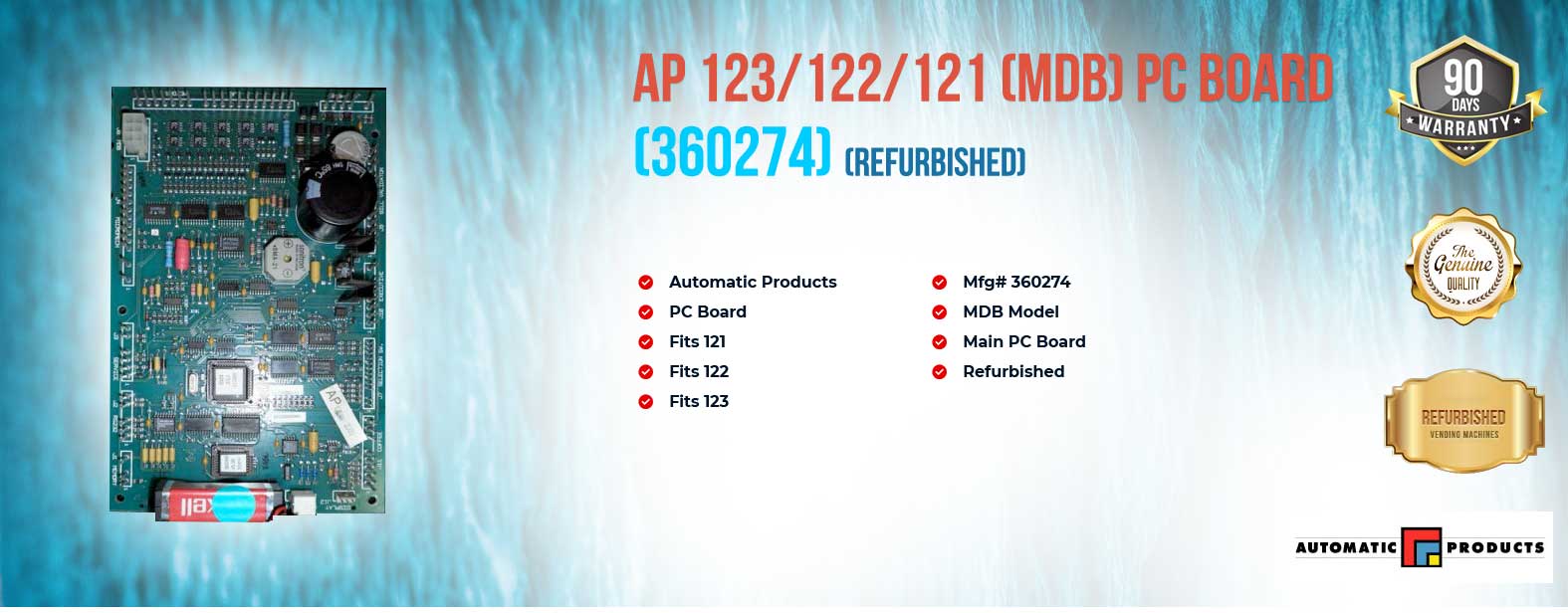 AP 123/122 PC Board
