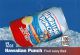 Hawaiian Punch on ice medium size flavor strip