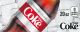 Diet Coke small size 20oz bottle flavor strip