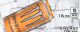 Monster Energy Ultra Sunrise can on ice small size 16 oz can flavor strip