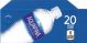 Aquafina Water small size 20oz bottle flavor strip