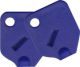 Large Blue Key Covers For Tubular Keys - 2 Covers