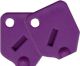 Large Purple Key Covers For Tubular Keys - 2 Covers