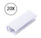 20 - Vendo white clips for 12 oz cans #1066104 (NEW)
